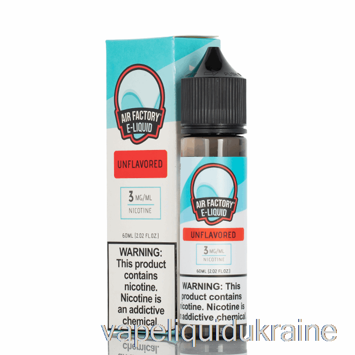 Vape Ukraine Unflavored - Air Factory E-Liquid - 60mL 6mg